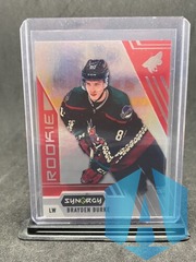 2020-21 UD Synergy Red Rookie #100 Brayden Burke RC - Arizona Coyotes
